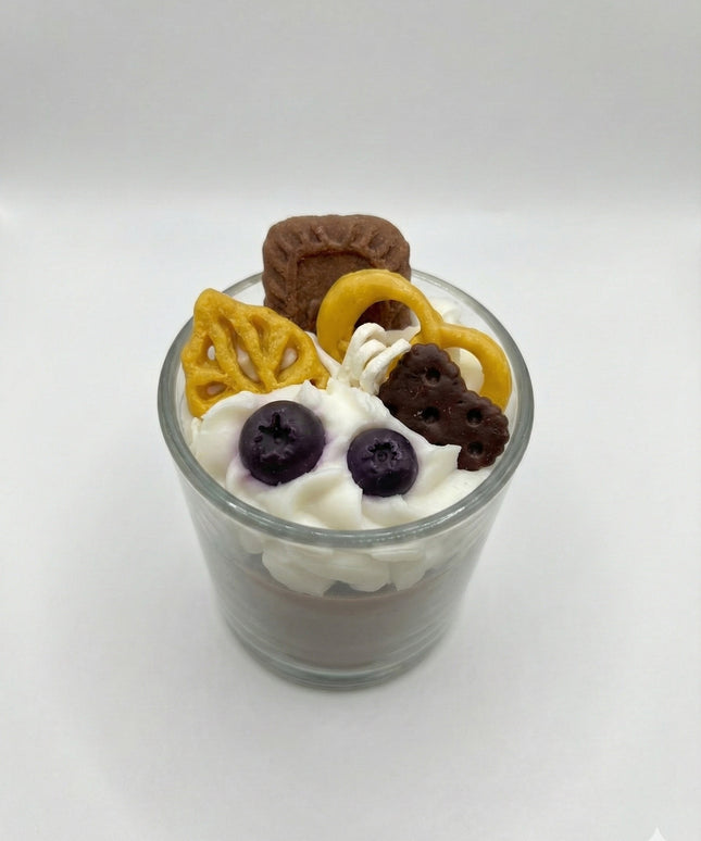 Blueberry Pretzel Dessert Candle