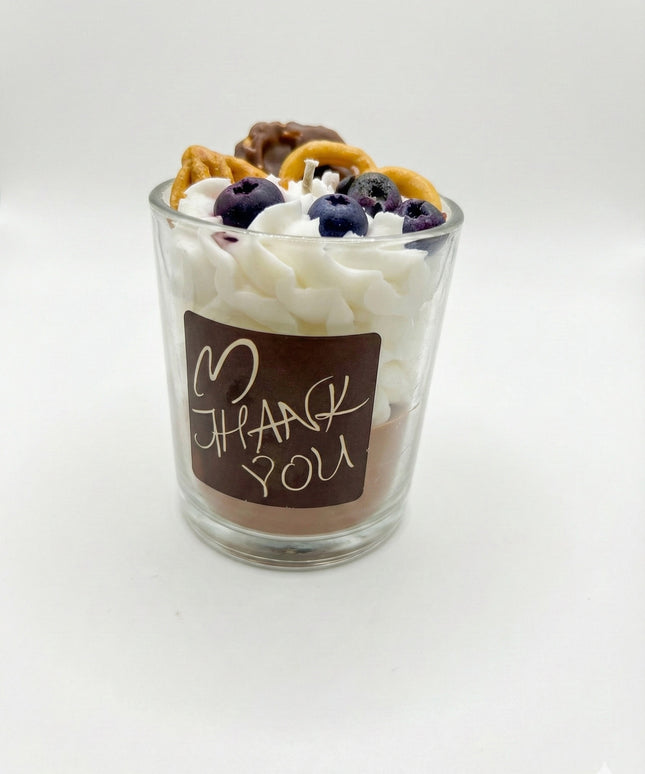 Blueberry Pretzel Dessert Candle