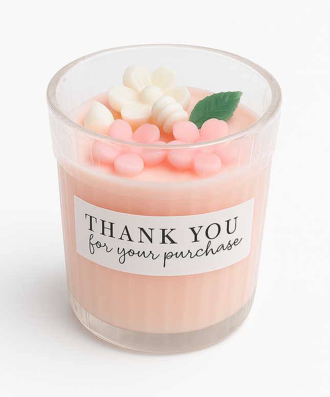 Cherry Blossom Cup Candle