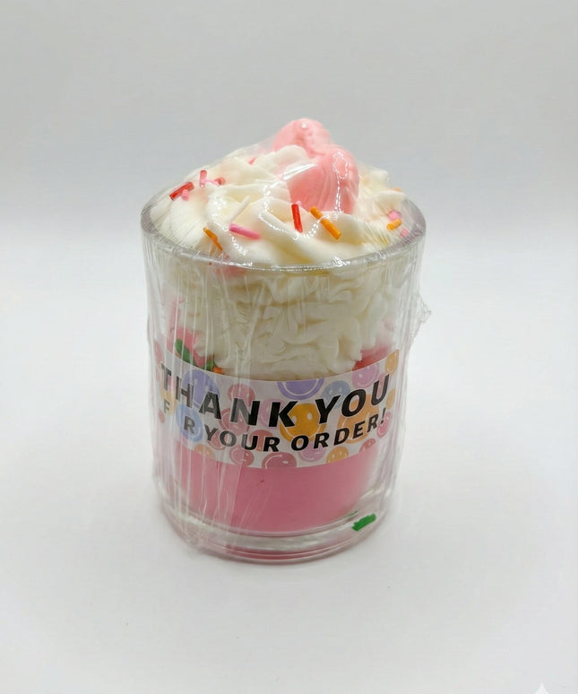 Sprinkle Me Pink Candle