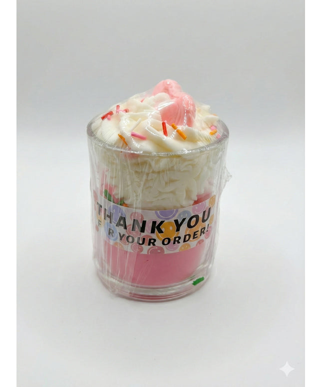Sprinkle Me Pink Candle